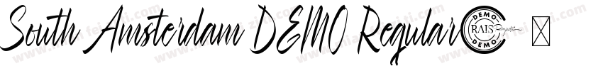 South Amsterdam DEMO Regular字体转换